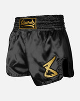 8 WEAPONS Muay Thai shorts Strike - Zwart/Goud