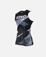 King Pro Boxing Rashguard Shadow 1 Dames - Zwart