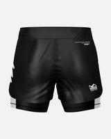Phantom Athletics MMA Shorts Fusion-R 2in1 Savage - Zwart/Wit