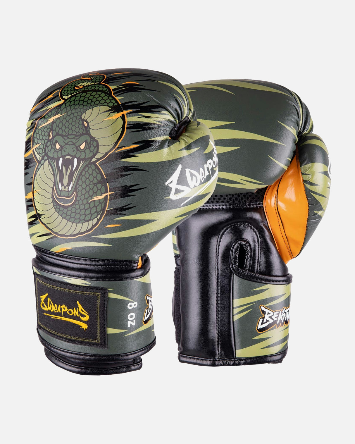 8 WEAPONS Bokshandschoenen Beastial Viper - Kaki