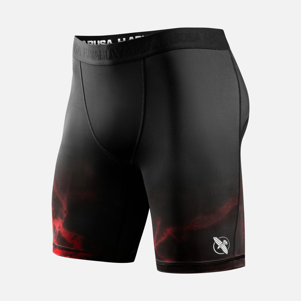 Hayabusa x UFC BJJ Compression shorts – Black/Red