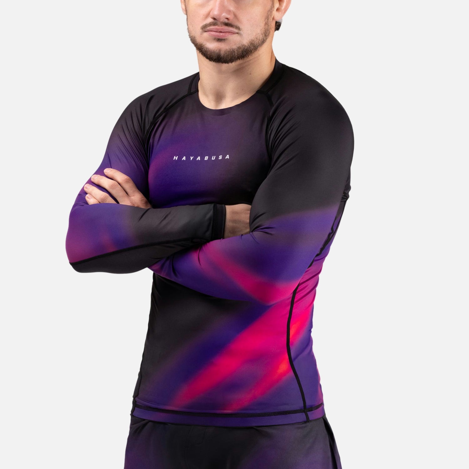 Hayabusa Rashguard Apex Nova Lange Mouwen - Ultraviolet Paars