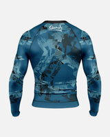 8 WEAPONS Rashguard Hit 2.0 - Donkerblauw/Zwart
