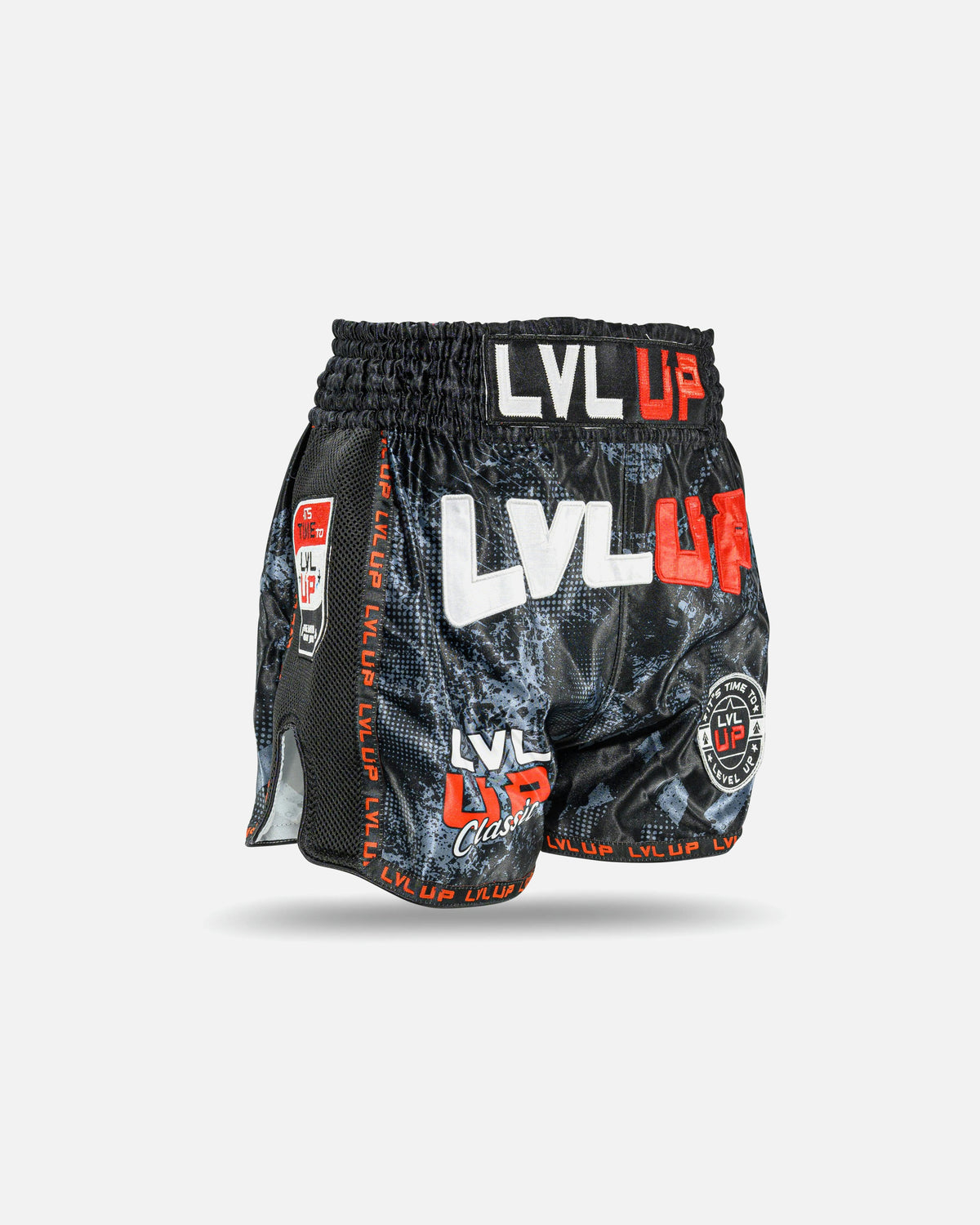 LVL UP Muay Thai Shorts Stadium - Zwart