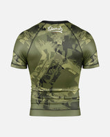 8 WEAPONS Rashguard Hit 2.0 - Olijf/Zwart