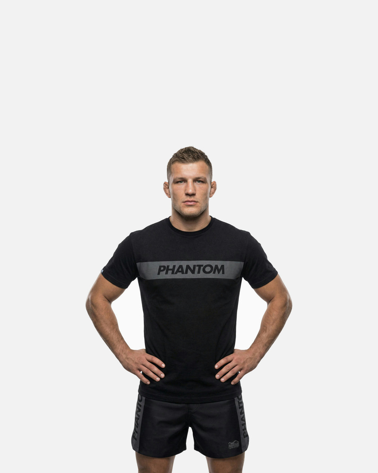 Phantom Athletics MMA Shorts Fusion Apex - Zwart/Grijs