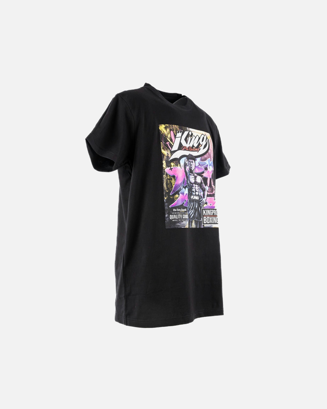King Pro Boxing T-Shirt Comic - Zwart