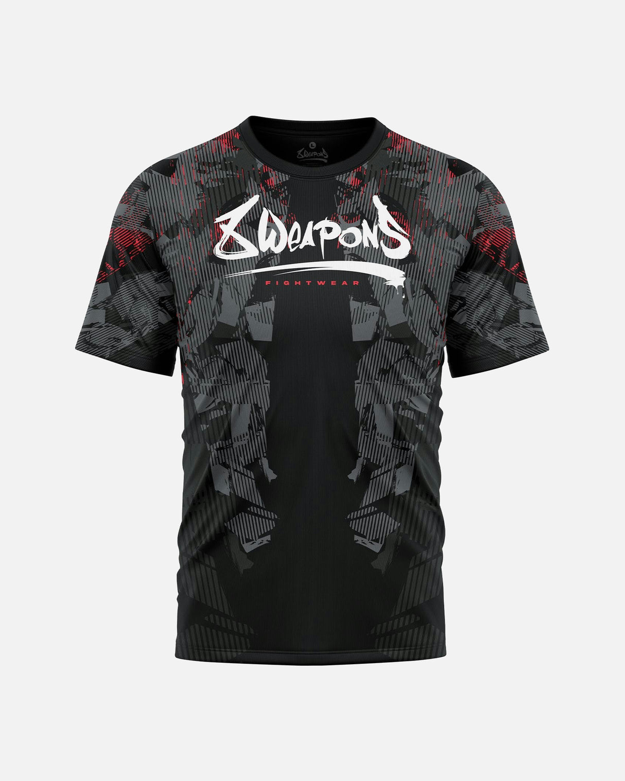 8 WEAPONS T-Shirt Hit 2.0 - Zwart/Rood