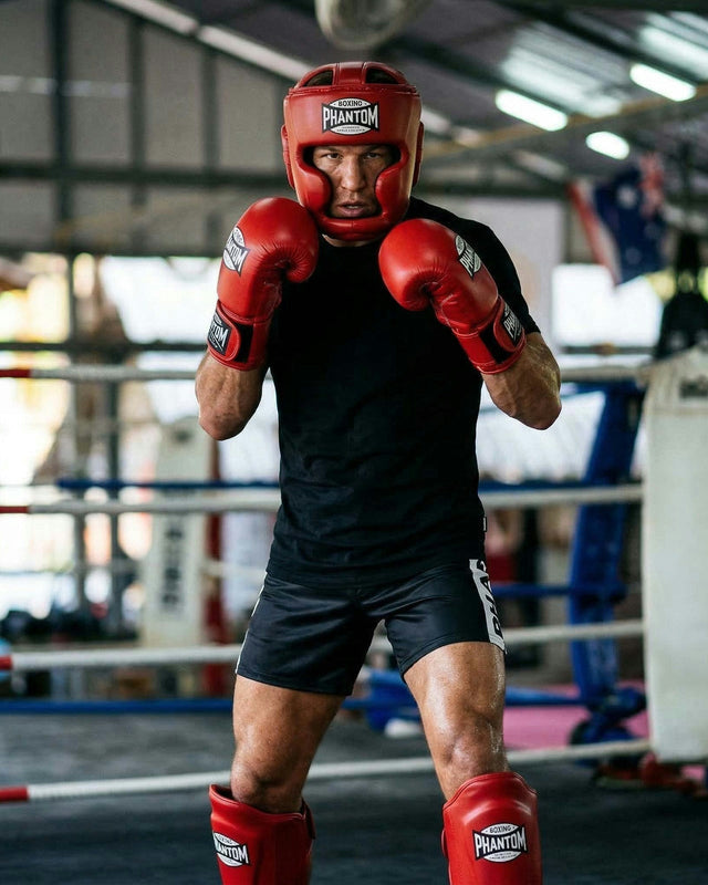 Ochraniacze na piszczele Phantom Athletics Mexico – Czerwone