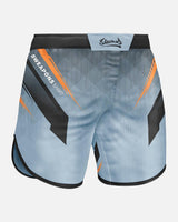 8 WEAPONS MMA Shorts Shift - Ijsgrijs/Oranje