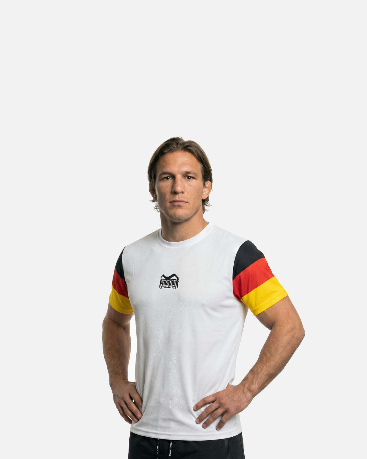 Phantom Athletics T-Shirt EVO+ Team Germany - Wit/Zwart/Rood/Goud