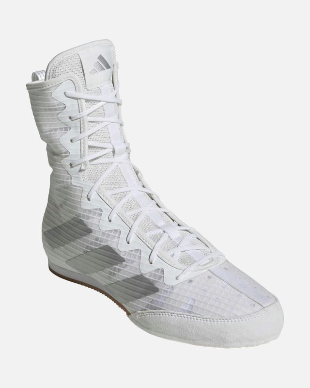 Scarpe da boxe Adidas Box Hog 4 – Bianco/Argento