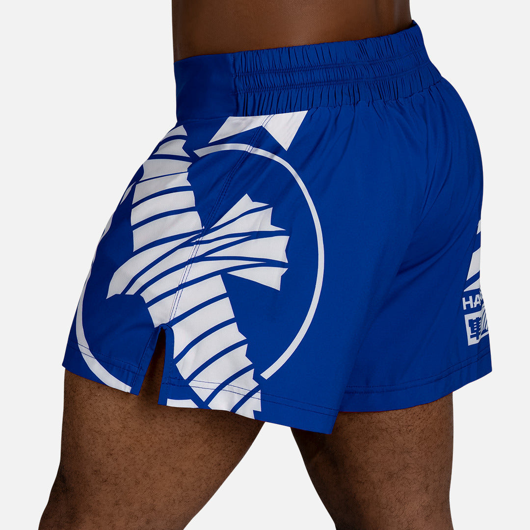 Hayabusa Muay Thai Shorts Icon - Blauw/Wit
