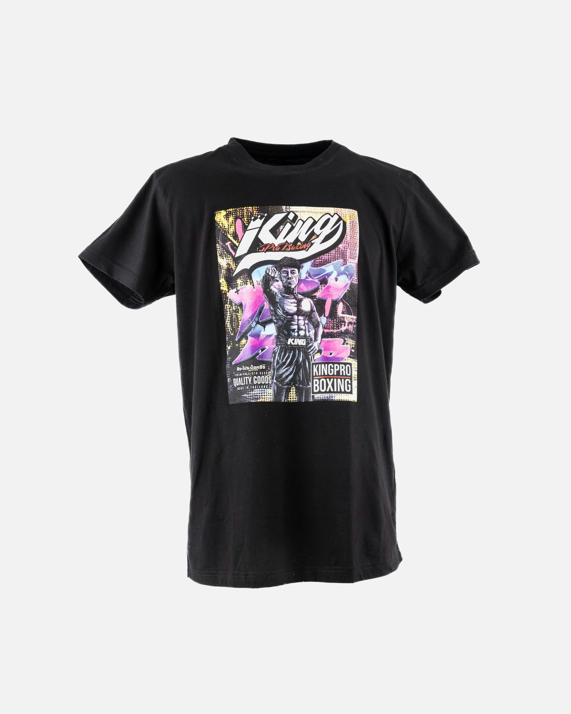 King Pro Boxing T-Shirt Comic - Zwart