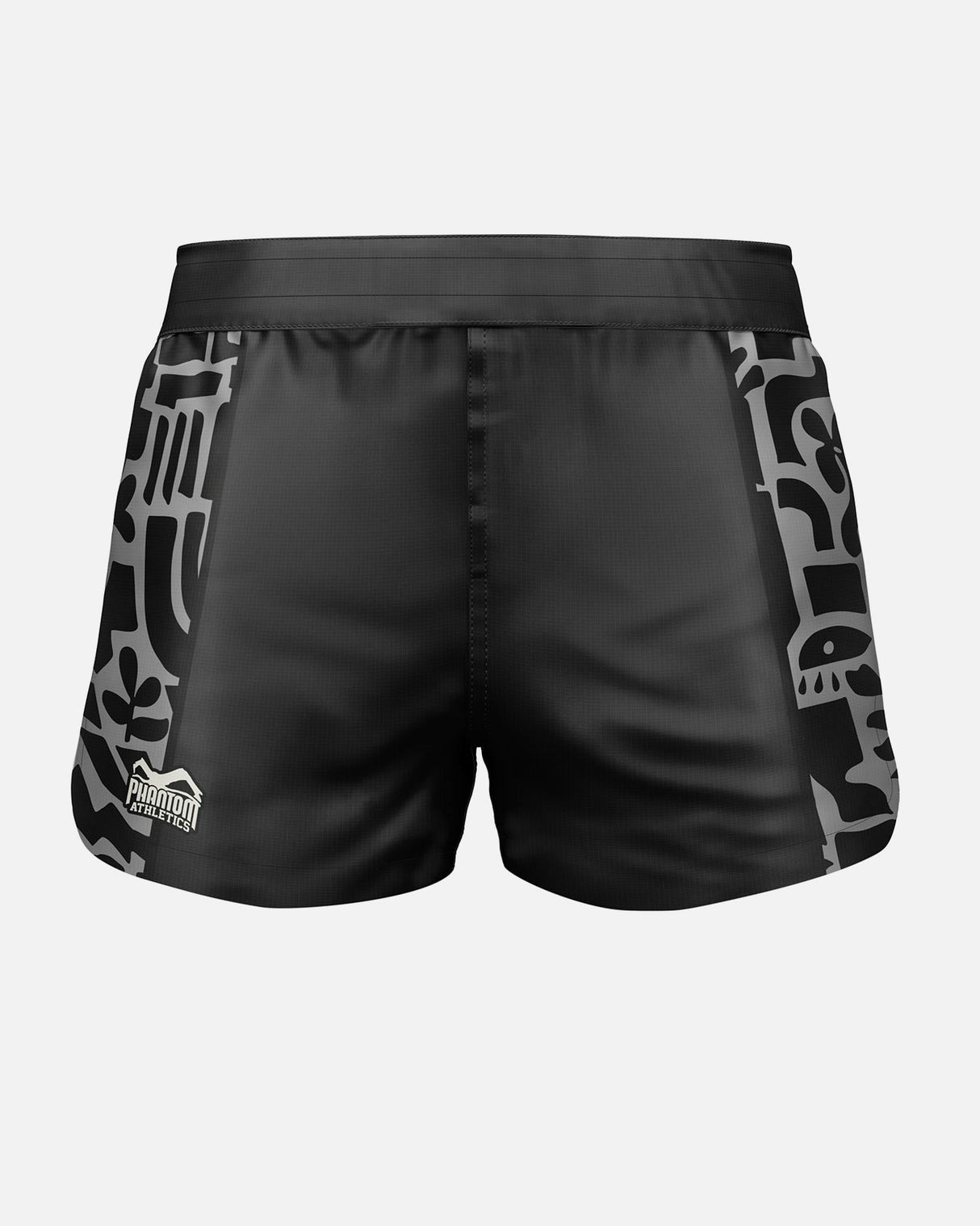 Phantom Athletics MMA Shorts Fusion-R Groundgame - Zwart/Grijs