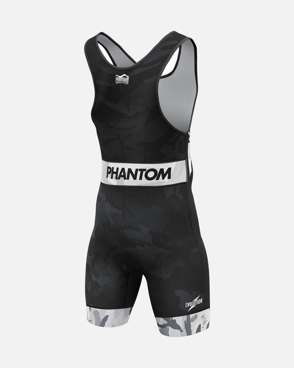 Phantom Athletics Worstelsinglet Warfare - Zwart/Winter Camo