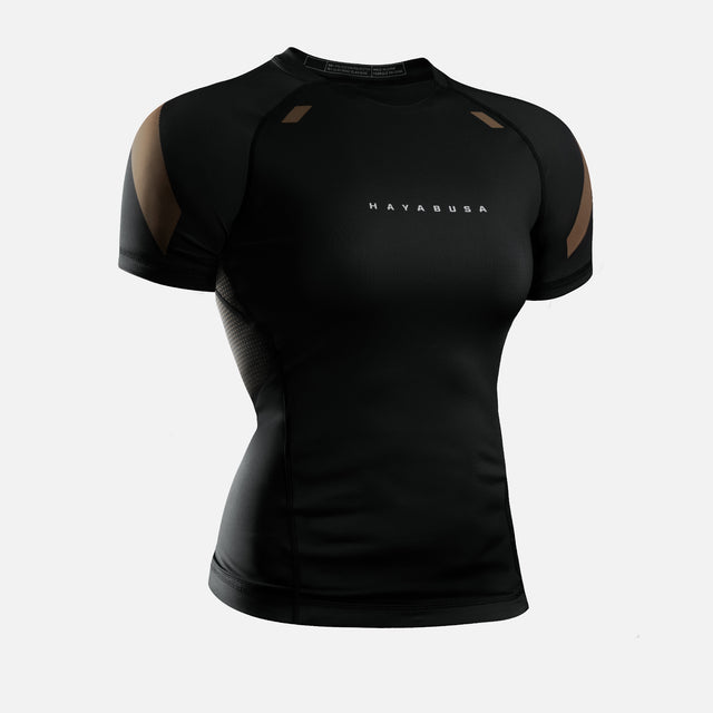 Hayabusa Rashguard Pro Ranked Short Sleeve Women's – Brown