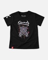 8 WEAPONS T-Shirt Beastial Wolf - Zwart/Rood
