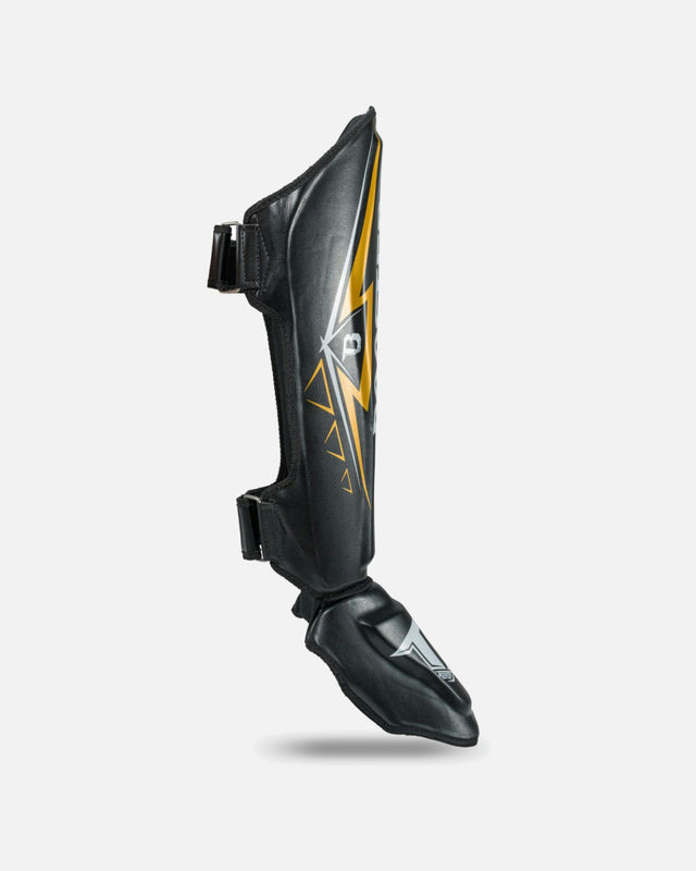 Booster Scheenbeschermers Warrior - Zwart