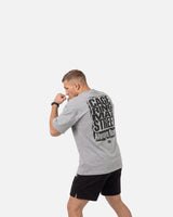 Phantom Athletics T-Shirt Cage Ring Mat Street - Grijs