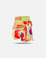 Booster Muay Thai Shorts TBT Swirl - Geel