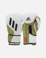 Guantes de boxeo Adidas Speed Tilt 350 – Blanco/Oro