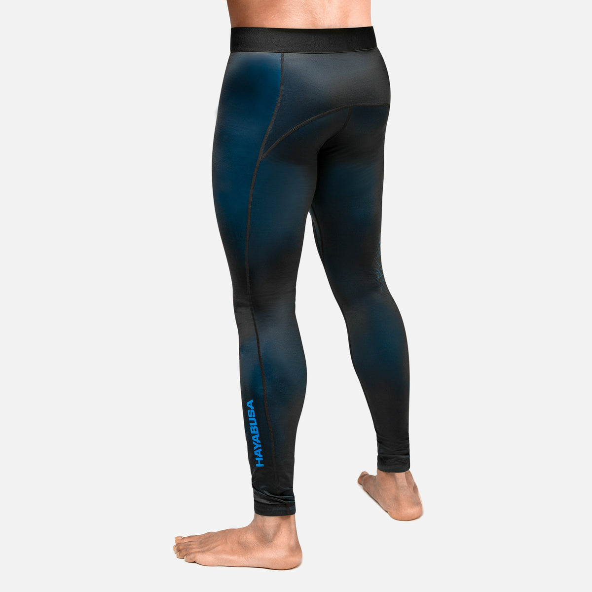 Hayabusa Compressie Shorts Geo - Blauw