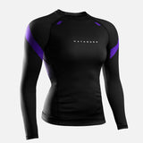 Hayabusa Rashguard Pro Ranked Lange Mouwen Dames - Paars