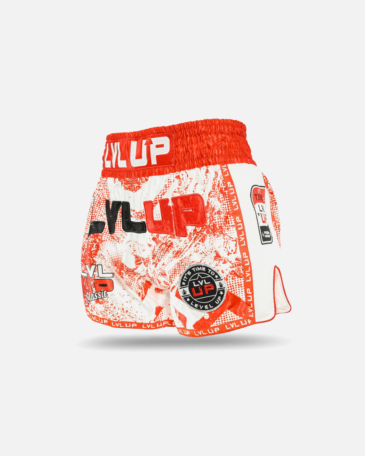 LVL UP Muay Thai Shorts Stadium - Rood