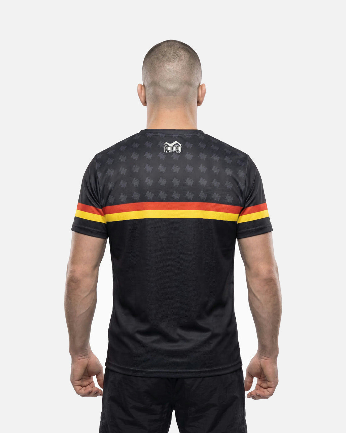 Phantom Athletics T-Shirt EVO+ Germany - Zwart/Rood/Goud