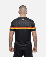 Phantom Athletics T-Shirt EVO+ Germany - Zwart/Rood/Goud
