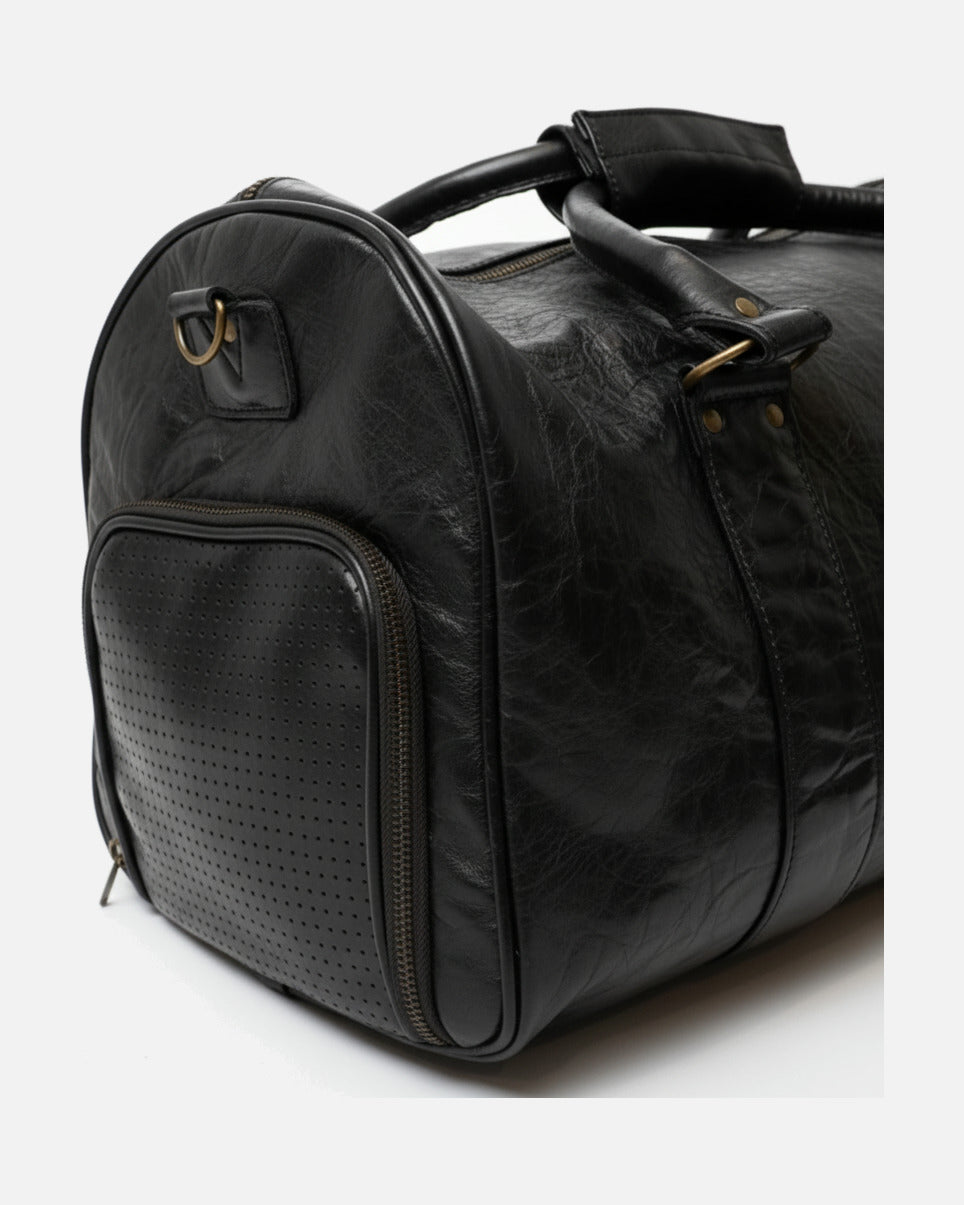 Everlast Sporttas 1910 Leather - Zwart