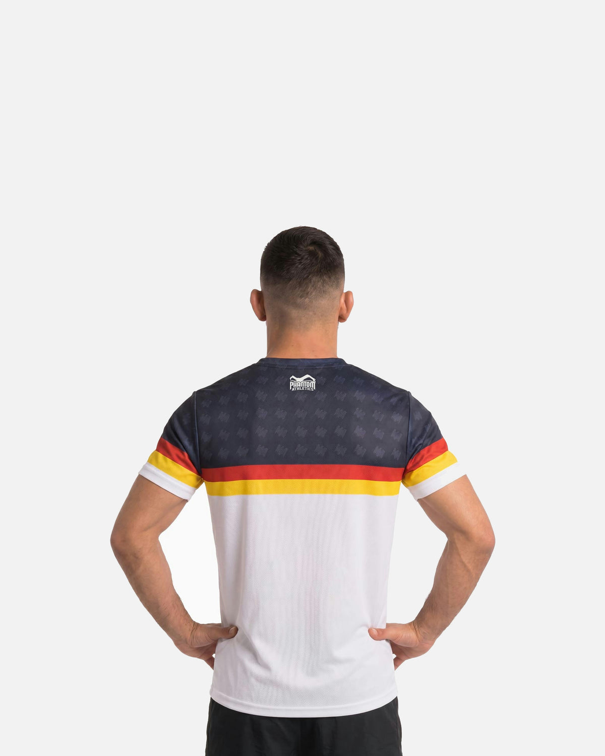 Phantom Athletics T-Shirt EVO+ Germany - Wit/Zwart/Rood/Goud