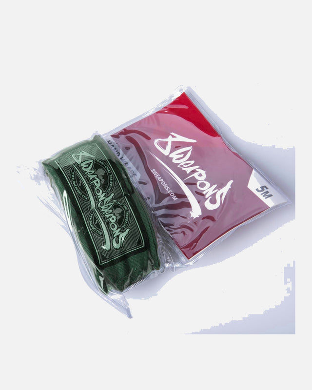 Bandaje de box 8 WEAPONS – Verde închis