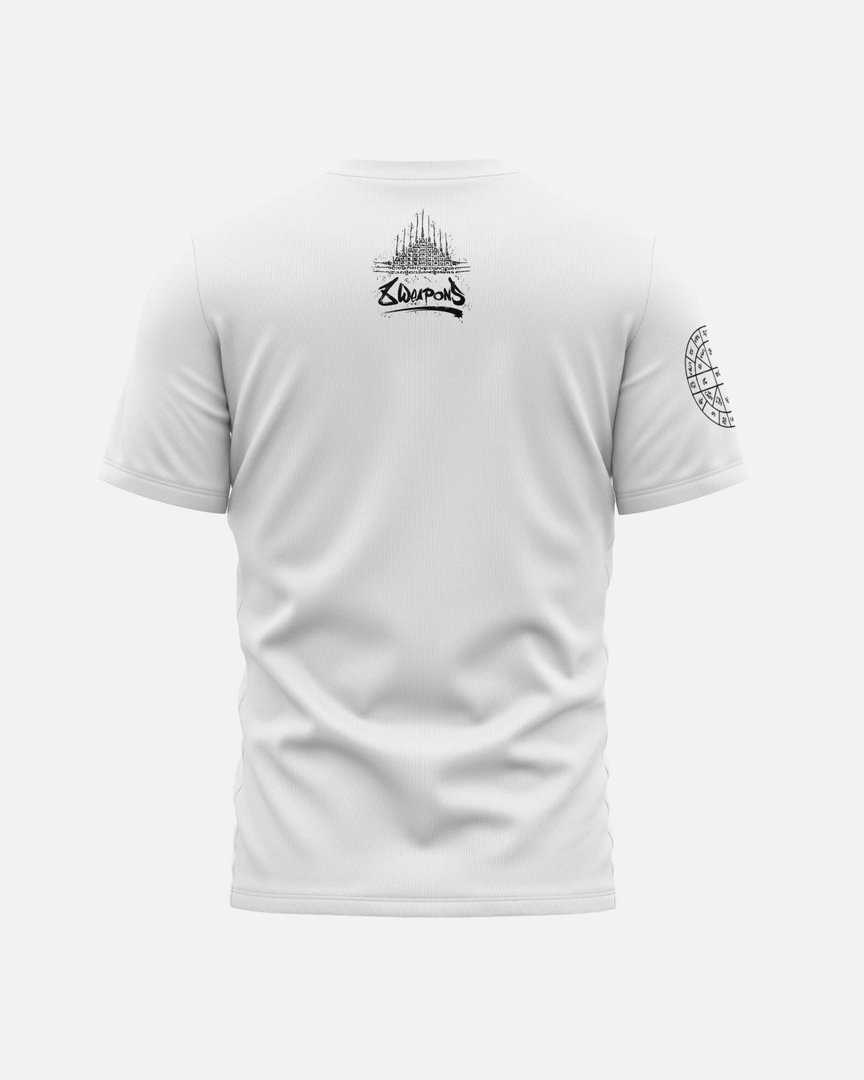 8 WEAPONS T-Shirt Yantra - Wit