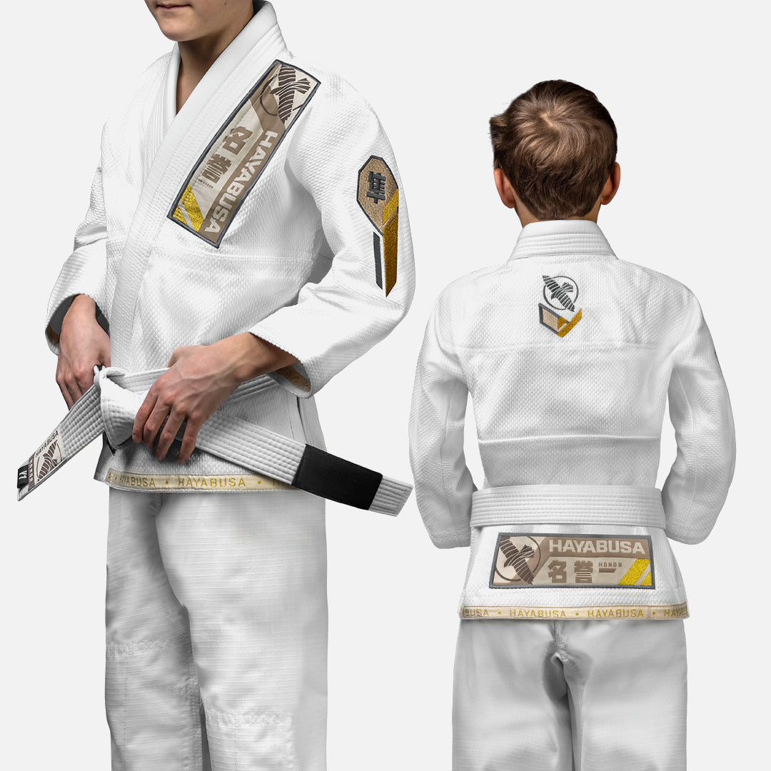 Hayabusa BJJ Gi Ascend Kinderen - Wit