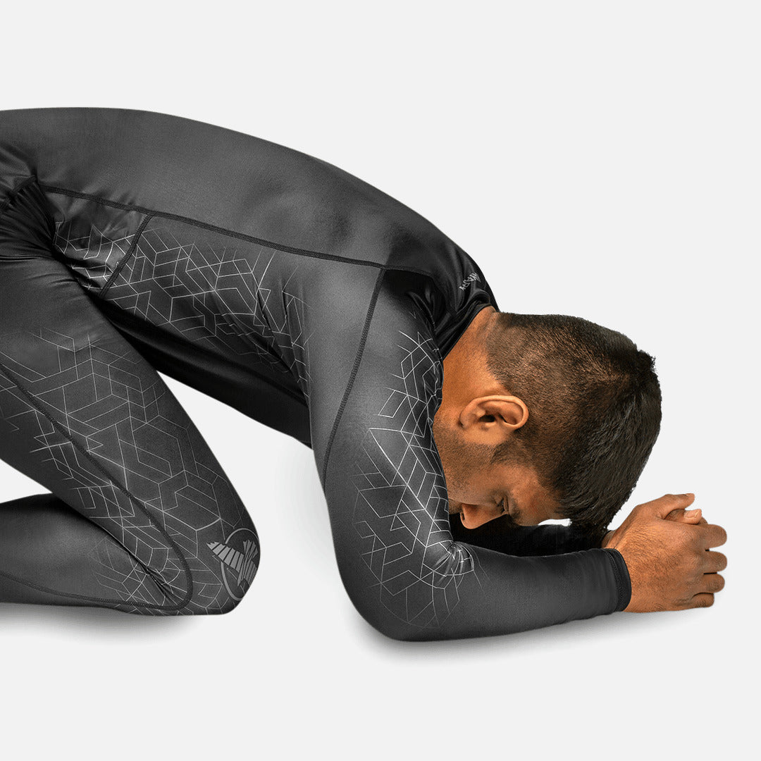 Hayabusa Rashguard Geo Lange Mouwen - Grijs