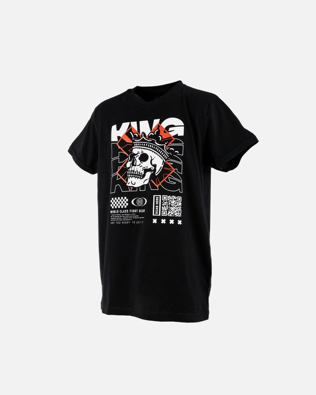King Pro Boxing T-Shirt Skull 2 - Zwart
