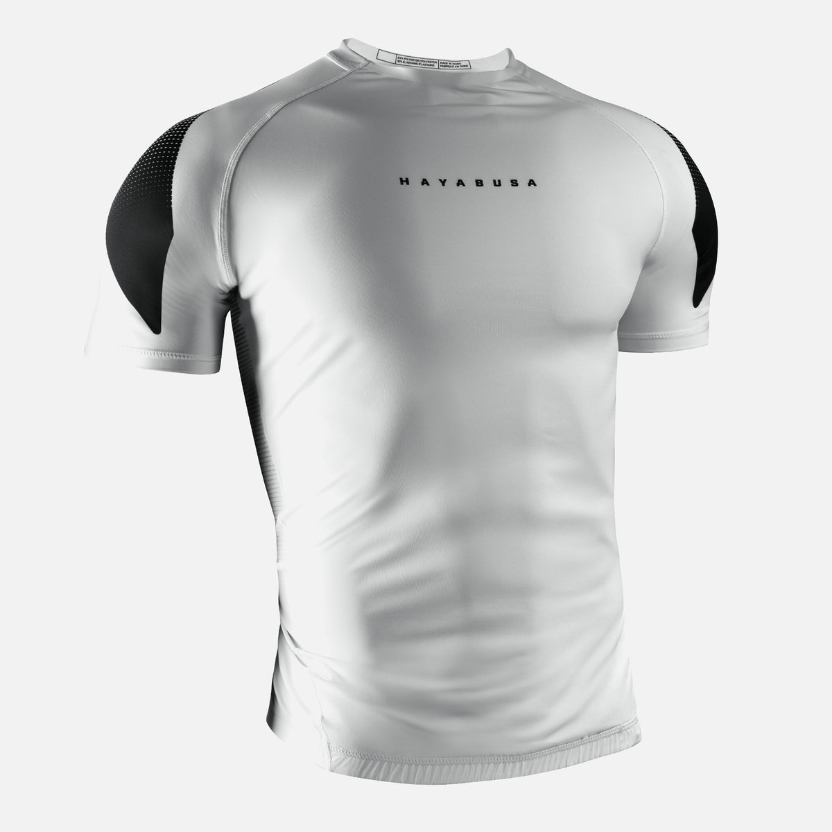 Hayabusa Rashguard Pro Ranked Korte Mouwen - Wit
