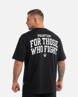 Phantom Athletics T-Shirt FOR THOSE WHO FIGHT - Zwart