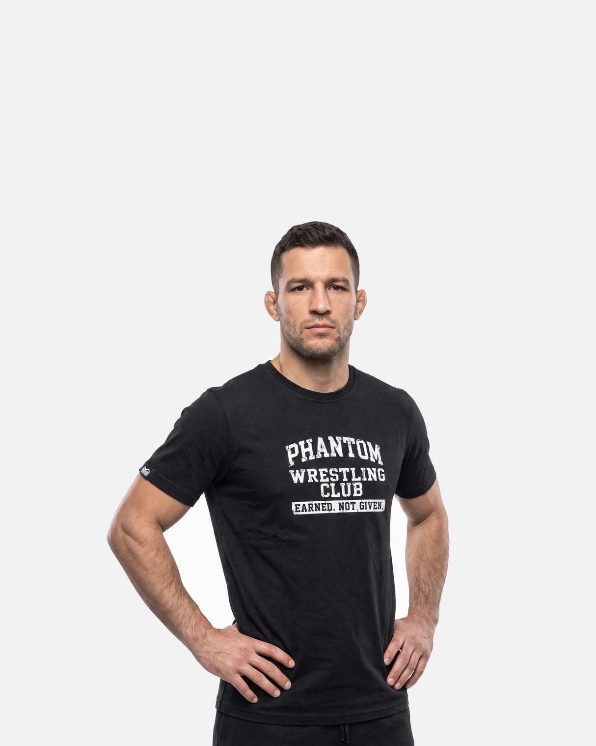 Phantom Athletics T-Shirt Wrestling Club - Zwart