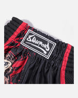 8 WEAPONS Muay Thai shorts Joe - Zwart/Rood