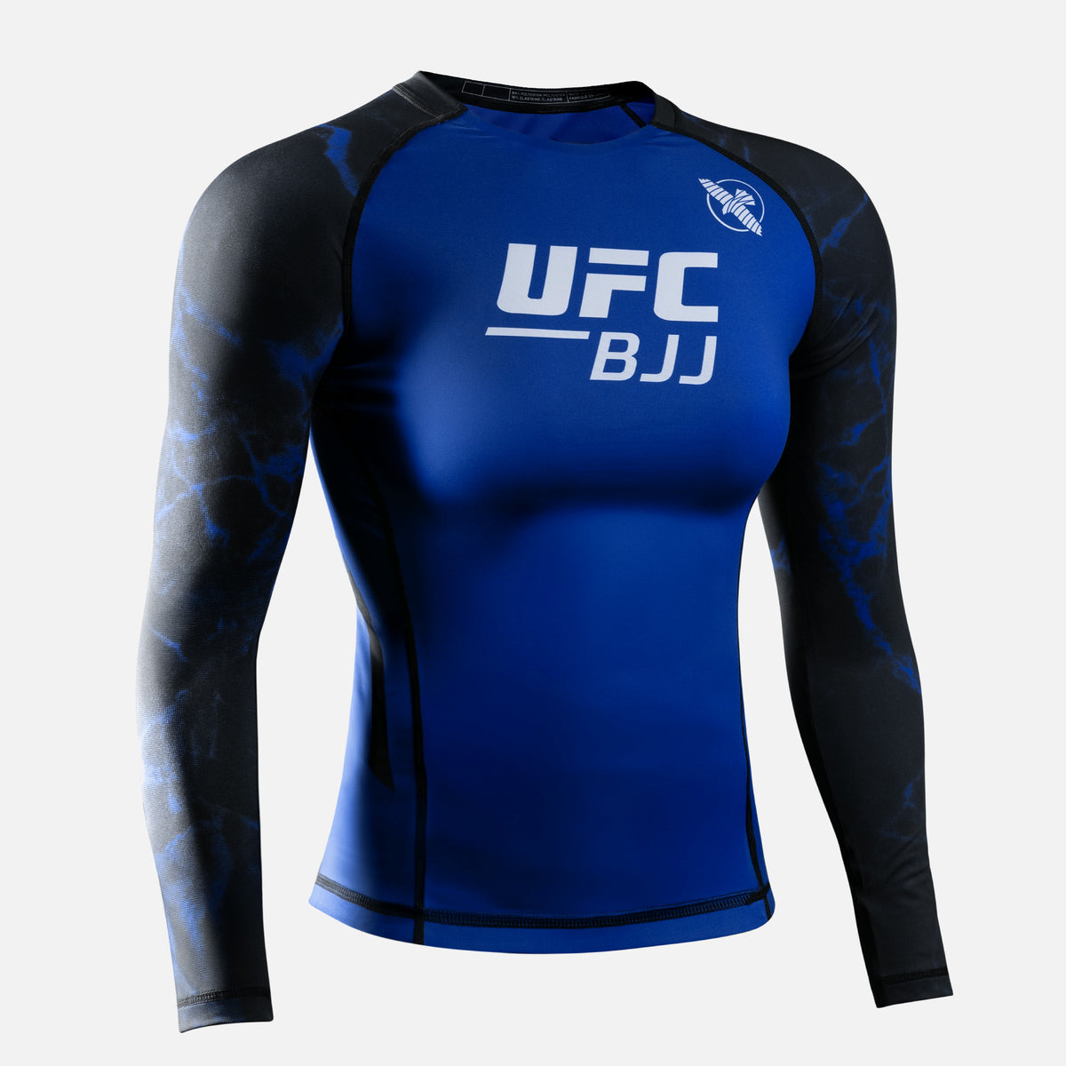 Hayabusa x UFC BJJ Rashguard Lange Mouwen Dames - Zwart/Blauw