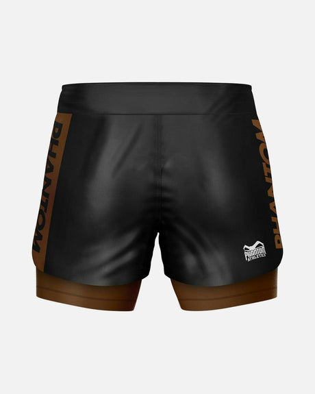 Phantom Athletics Compression Shorts Fusion-R 2in1 Ranked – Brown