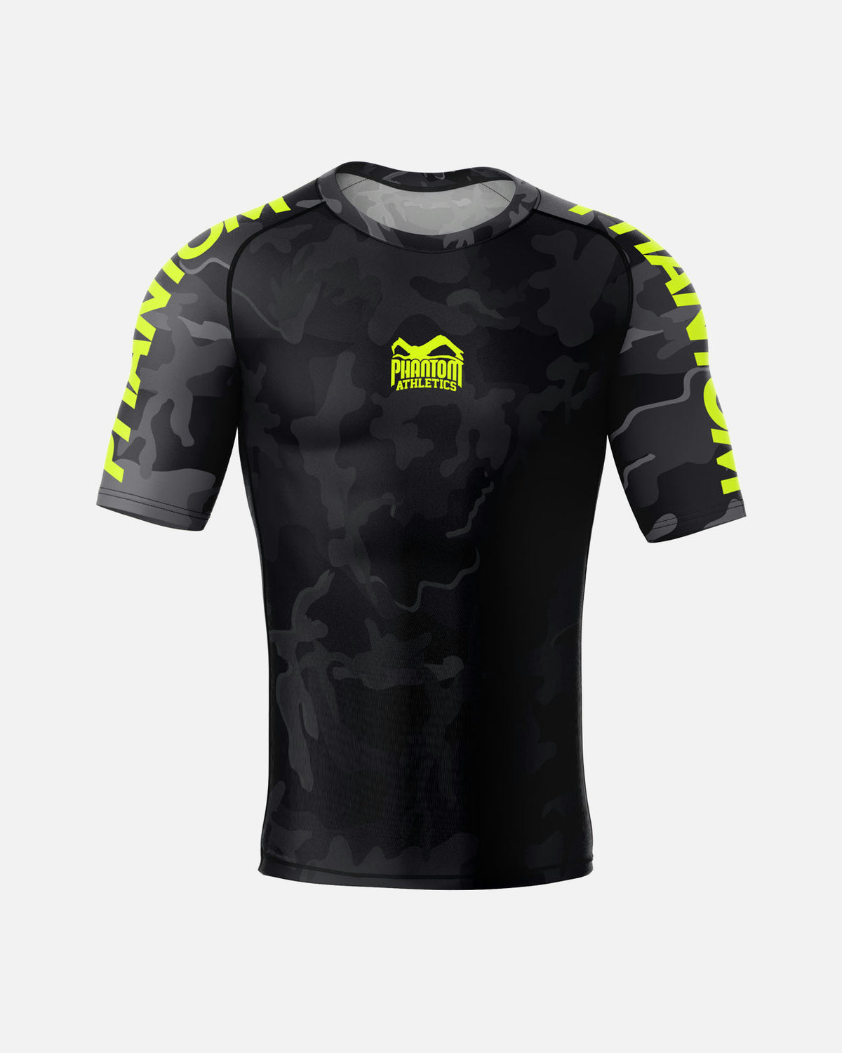 Phantom Athletics Rashguard EVO Neon - Zwart/Neon