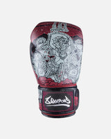 8 WEAPONS Bokshandschoenen Hanuman Yant - Zwart/Rood