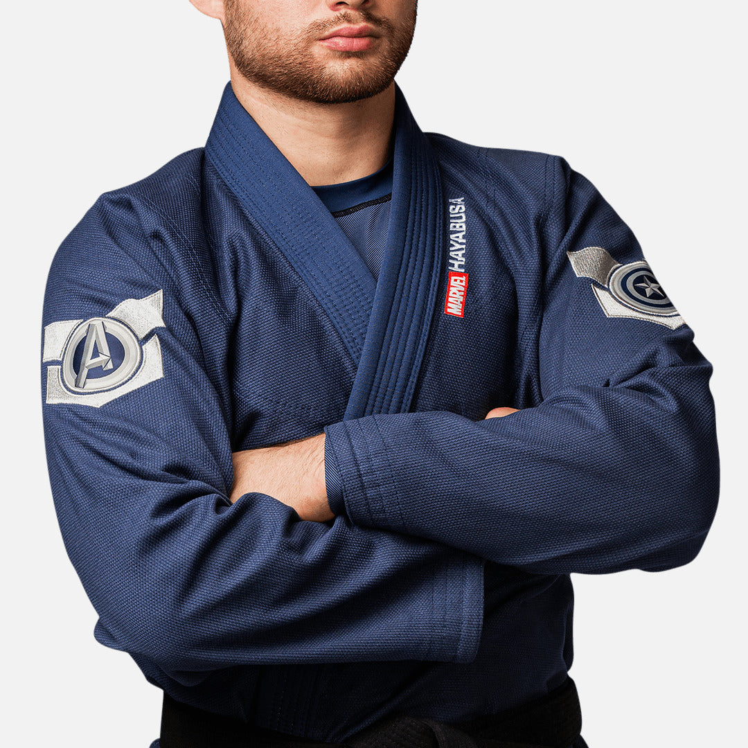 Marvel BJJ Gi Captain America - Blauw