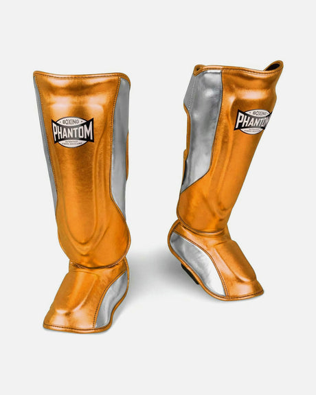 Caneleiras Phantom Athletics Mexico – Laranja/Prateado