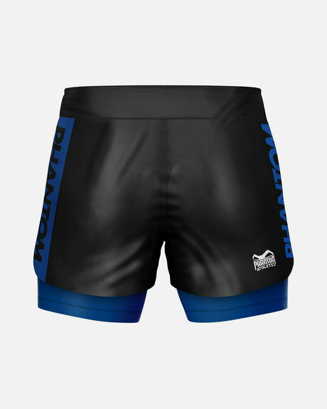 Phantom Athletics Compression Shorts Fusion-R 2in1 Ranked – Blue