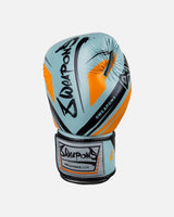 8 WEAPONS Bokshandschoenen Shift - Ijsgrijs/Oranje